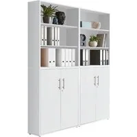 moebel-dich-auf Aktenschrank TABOR 11 (Büroschrank Ordnerschrank ideal für DIN A4 Ordner, abschließbar, Metallgriffe) Made in Germany