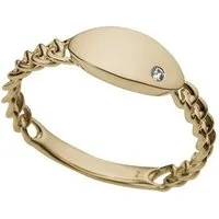 Firetti Diamantring Schmuck Geschenk Gold 333 Damenring Goldring Panzerkette, mit Brillant