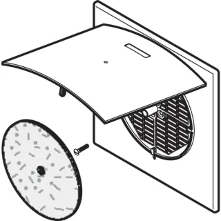 Geberit Abdeckplatte zu Geberit Aerotec90 241510001