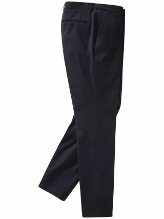 Mey & Edlich Herren Masterpiece-Anzughose Blau Obermaterial: 100 % Schurwolle