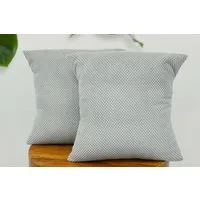 Amilian Dekokissen 2er Set Kissen - Zierkissen - Sofakissen mit Füllung und Kissenbezug, (2 Stück), Kopfkissen, Kuschelkissen, Couchkissen mit Kissenfüllung