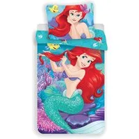 Disney Bettwäsche Ariel Bettbezug 140x200 cm & Kissenbezug 70x90 cm – Bettwäsche-Set