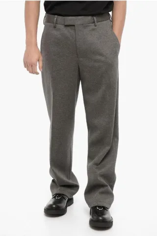 Gerade geschnittene LIAM-Hose in Grau mit lockerer Passform