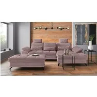 OTTO home Ecksofa Costello L-Form, B: 301 cm mit Sitztiefen-, Armteilverstellung &, 3 Nierenkissen, optional Bettfunktion & Bettkasten