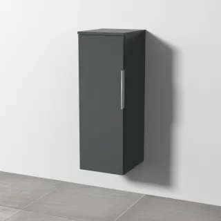Sanipa 3way Mittelschrank mit 1 Tür, Anthrazit-Matt, UM11822 UM11822