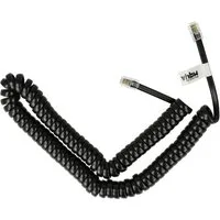 vhbw für Festnetztelefon Telefonkabel, Spiralkabel