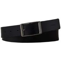 Calvin Klein Ledergürtel CASUAL ROUND BUCKLE TUMBLED 35MM Regular fit und größenverstellbar