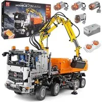 Mould King Mould King 19007 Pneumatic Truck - RC-Control Konstruktionsspielsteine, (2819 St)