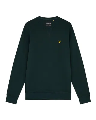 Lyle & Scott Sweatshirt mit Rundhalsausschnitt in Grün