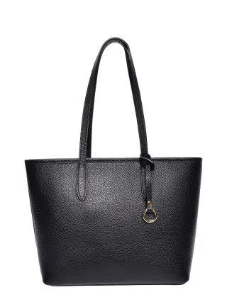 Roberta M Schwarz Rindsledertasche