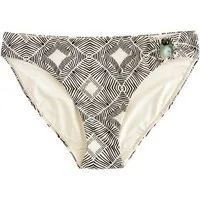 Next Bikini-Hose Asymmetrische Bikinihose mit Perlen, hohes Bein (1-St)