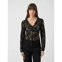 Y.A.S Spitzenshirt YASLACEY LS V-NECK LACE TOP S. NOOS