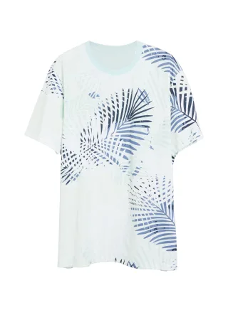 s.Oliver - T-Shirt türkis - Gr. - 3XL