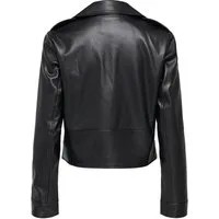 ONLY Blusenblazer ONLCARMEN FAUX LEATHER BIKER CC OTW