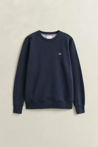 GANT - Shield Rundhals-Sweatshirt evening blue - Gr. - XXXL