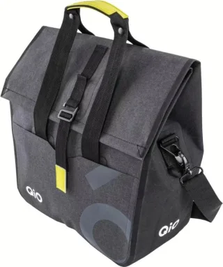 QIO Pina Lenkertasche schwarz/anthrazit 20 L