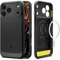 Spigen Handyhülle Rugged Armor mit Magnetfunktion Kompatibel mit iPhone 17 Pro Max 6,9, Matte, stoßfeste Oberfläche mit integrierter Magnetfunktion