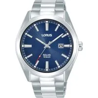 LORUS Solaruhr RX329AX9, Armbanduhr, Herrenuhr, Datum, Edelstahlarmband