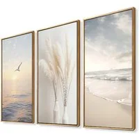 Visario Leinwandbild 3-teiliges Wandbild von Visario, 4423
