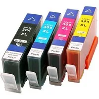 inkpro Druckerpatronen-Set kompatibel mit HP 364 XL, Tintenpatrone (für Deskjet 3070, 3520, 3521, 3522, 3524, D5445, D5460, Officejet 4610, 4620, 4622, 7515, PhotoSmart 5510, 5514, 5515, 5520, 5522, 5524, 5525, 6510, 6520, 6525, 7510, 7520..., 4-tlg.