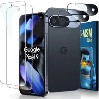 MSM Displayschutzglas 2X Schutzglas (Display + Kamera) für Google Pixel 9 Panzerfolie