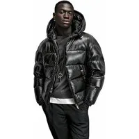 REPUBLIX Winterjacke JORDI Herren Glanz Puffer Winter Jacke für Männer mit Kapuze
