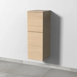 Sanipa 3way Mittelschrank mit 1 Tür und 1 Auszug, Eiche-Nordic, SM12448 SM12448