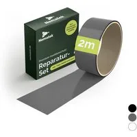 Nematek Insektenschutz-Fensterrahmen Reparatur-Set für Insektenschutzgewebe 4,5 x 200cm Reparatur Klebeband