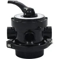 vidaXL Schlauchverschraubung Mehrwegeventil für Sandfilter ABS 1,5 " 4-Wege