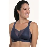 Anita Active Sport-BH Air Control Deltapad doppellagige Cups, gepolsterte Träger, mit Print, feminin, weich