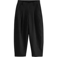 Next Stoffhose Längere Regular Fit Hose mit Barrel-Beinschnitt (1-tlg)