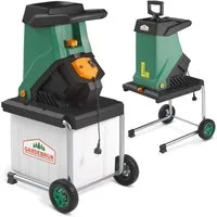 Gardebruk Messerhäcksler, Messerhäcksler 3100 W max. 40 mm Aststärke 50 L Auffangbox