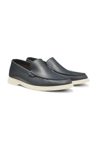 BOSS Menswear Black - Sienne_Mocc_tbsf Dark Blue - Gr. - 43