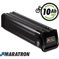 Maratron 36V Ersatz- E-Bike Akku 10,4Ah (1 St), für TELEFUNKEN Multitalent, ZÜNDAPP Z510, Z517 uvm. Länge 39,5 cm