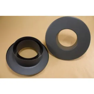 Bertrams Pelletino Rosette 10ROES100-130S 100 weit/130, schwarz, mit Erweiterung