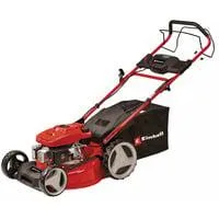 Benzin-Rasenmäher GC-PM 46 SM HW-E Li rot/schwarz, mit Hinterradantrieb, E-Starter mit Power X-Change Li-Ionen Akku 2Ah