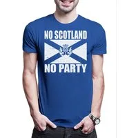 Urban Backwoods Print-Shirt No Scotland No Party Herren T-Shirt Royal William Whiskey Highlands (1-tlg) Highlander Kilt Wallace Schottland