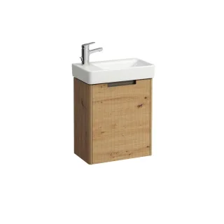 LAUFEN Möbel-Set PRO S SET JUNA 280x480x607 Hl li m.Ül 1 Tür m. Griffm. we/w.eiche, H8659662671041 H8659662671041