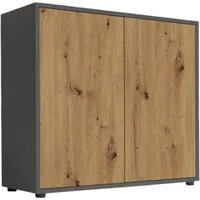 moebel-dich-auf Schuhkommode BEN 4 (2 Türen, in verschiedenen Farben), Push-to-open-Funktion