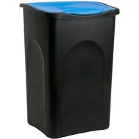 Stefanplast Mülleimer, 50 L Abfallbehälter 56x37x39cm Papierkorb Mülltrennung