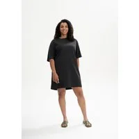 MELA Shirtkleid Oversized T-Shirt Kleid Style BAASU Fein gerippter Kragen