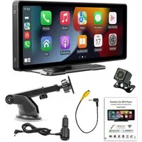 Athlix Auto Radio Multimedia Video Player Apple Car Play Bluetooth AUX USB Autoradio (Autoradio 10,26" Full HD, Breite Kompatibilität, Sprachsteuerung)