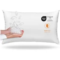 sleepling Federkissen, Füllung: Daunen- und Federn, Bezug: 100% Baumwolle, Seitenschläfer, Rückenschläfer, Bauchschläfer, einzeln oder als Set