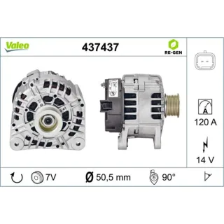 Valeo Lichtmaschine Nissan Primera Renault Grand Megane Sc?nic 437437