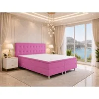 Best for Home Boxspringbett NEO mit Bonellfederkern & 5 cm Topper – Komfort & Design (Boxspringbett-Set, 6-St., 90x200 100x200 120x200 140x200 160x200 180x200 200x200 cm), Handwerksqualität, TOP- Preis-Leistungs-Verhältnis