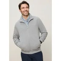 Man's World Sweatjacke mit hochschließendem Kragen, Langarm