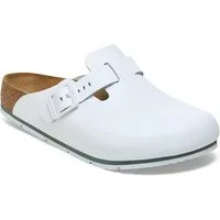 Birkenstock Damen Herren Boston Pro Hausschuhe Leder Pantoletten - Anatomischer Clog Zertifiziert EN ISO 20347:2043, Berufsschuhe für Medizin & Gastronomie