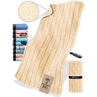 NirvanaShape Strandtuch Reise Handtuch Strandtuch XXL - Strandhandtuch, Mikrofaser Badetuch