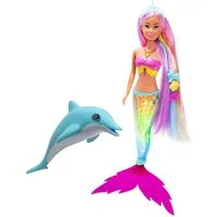 SIMBA Anziehpuppe Steffi Love, Mermaizing, mit leuchtender Schwanzflosse