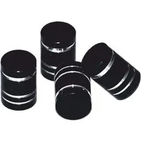 Hermann Schütz Ventilkappe Hermann Schütz Ventilkappen Vent-Caps schwarz